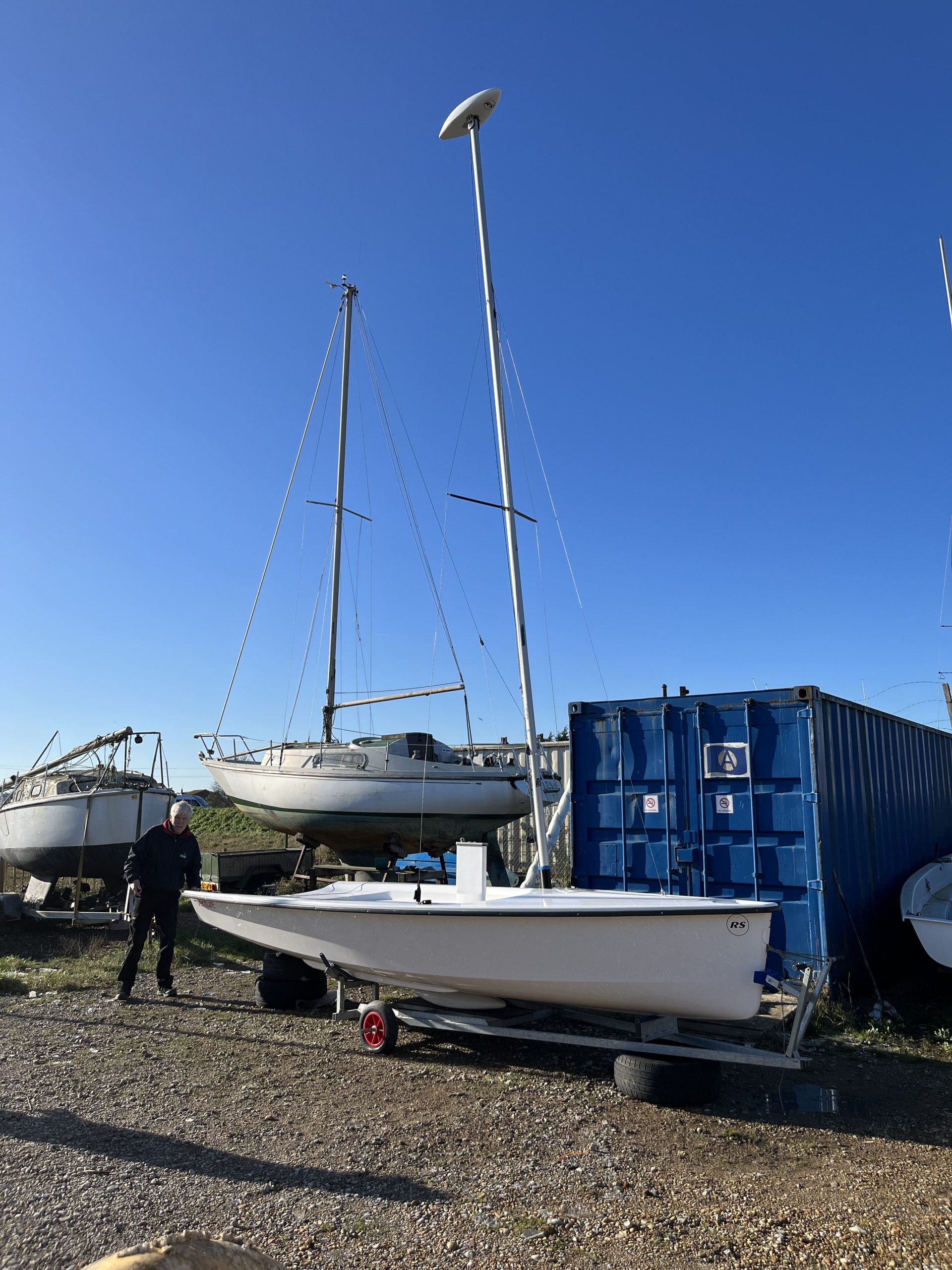 RS Venture Connect Arrives - Rye Harbour Sailability